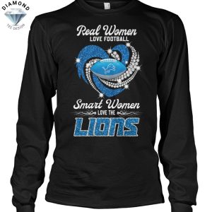 Real Women Love Football Smart Women Love The Detroit Lions Unisex T-Shirt