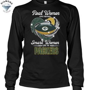 Real Women Love Football Smart Women Love The Green Bay Packers Unisex T-Shirt