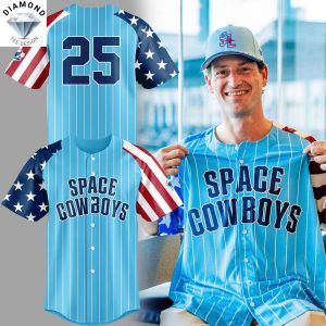 Sugar Land Space Cowboys 4th Of July Baseball Jersey
