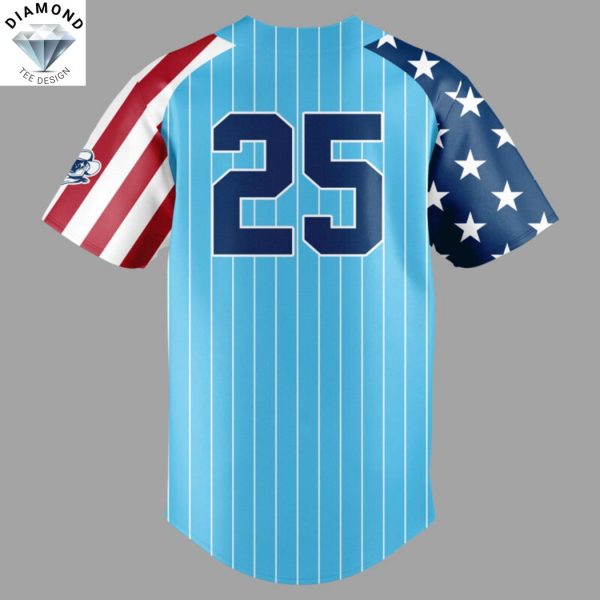 Sugar Land Space Cowboys 4th Of July Baseball Jersey