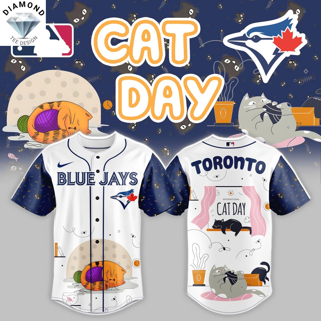 Toronto Blue Jays x Cat Day Baseball Jersey Toronto Blue Jays x Cat Day Baseball Jersey