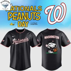 Washington Nationals Peanuts Snoopy Baseball Jersey
