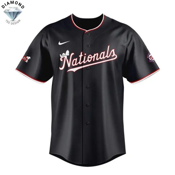 Washington Nationals Peanuts Snoopy Baseball Jersey